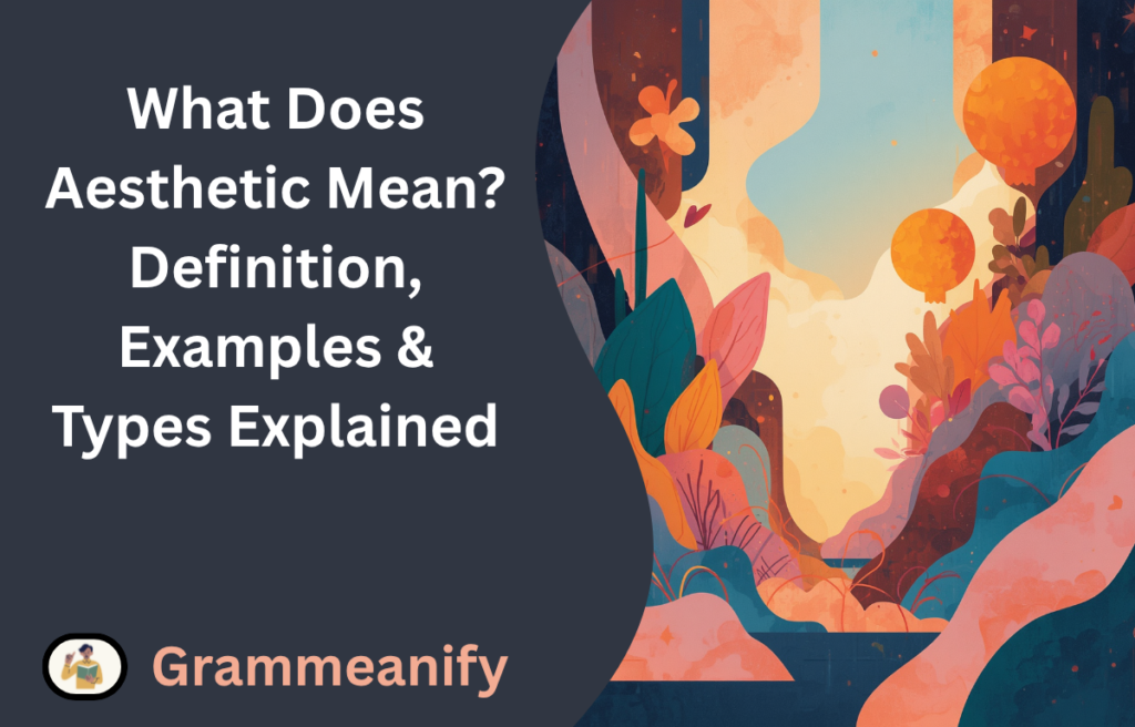 What Does Aesthetic Mean? Definition, Examples & Types Explained ...