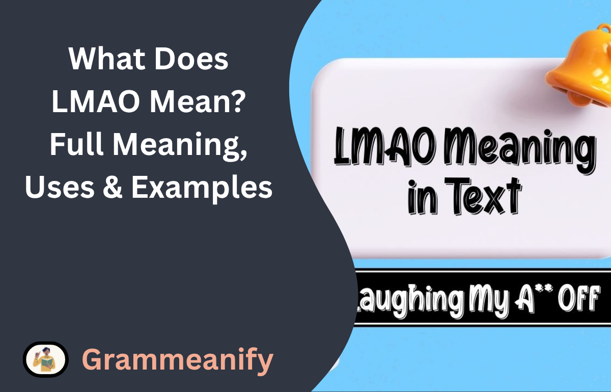 What Does LMAO Mean? Full Meaning, Uses & Examples - Grammeanify